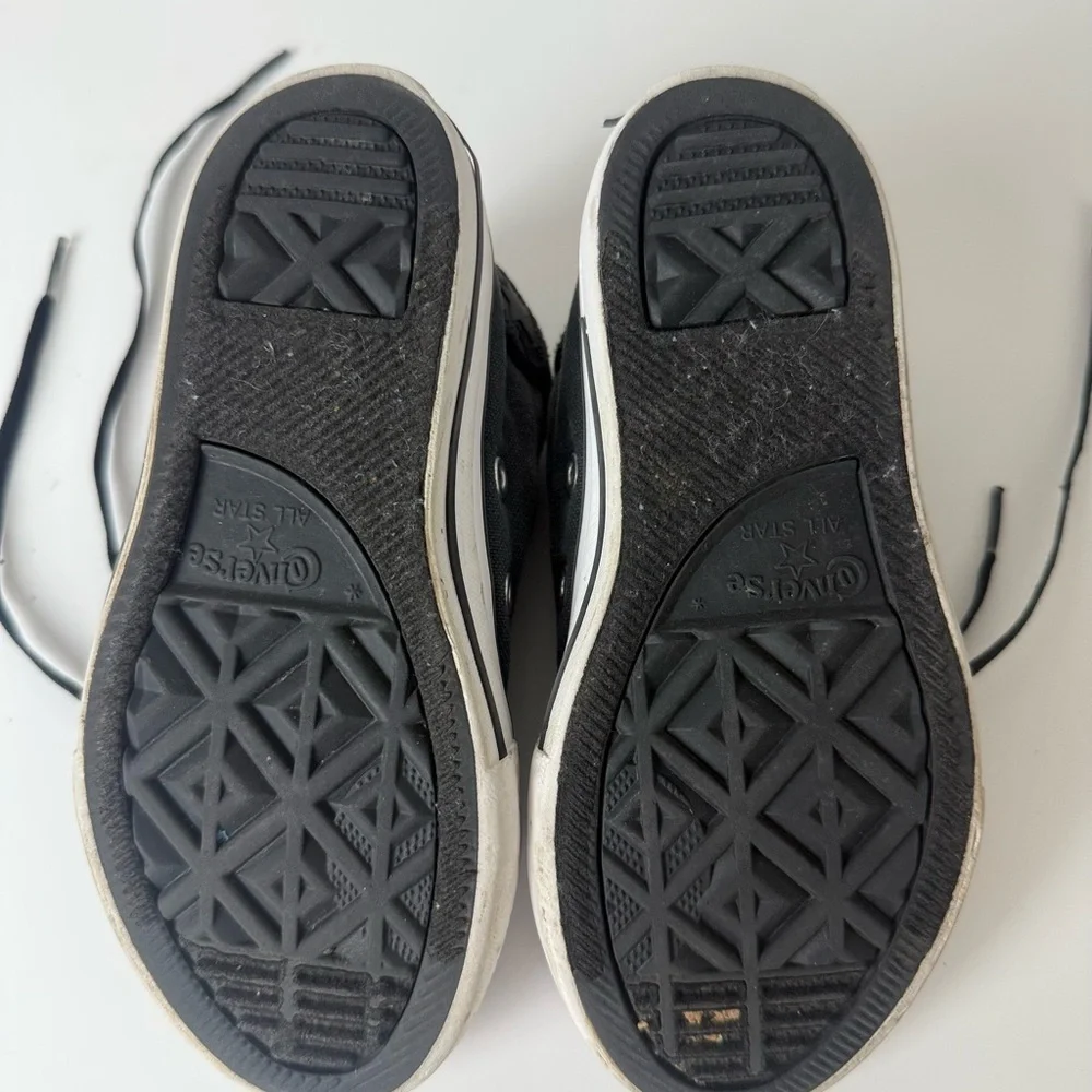 Converse Black and White‎ High-Top Sneakers